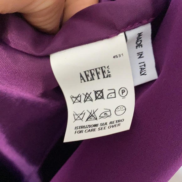 EUC Moschino Cheap And Chic dress Purple, Silk sz8 - Picture 13 of 15